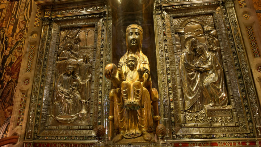 The legend of Black Madonna of Montserrat
