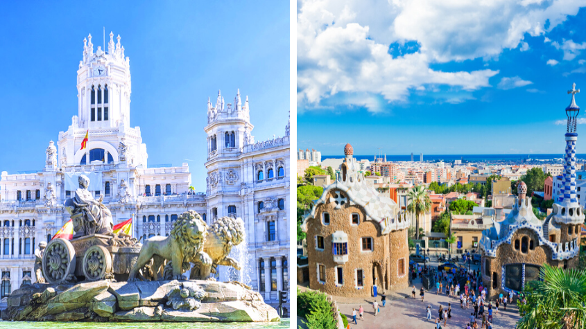 Visiter Madrid ou Barcelone?