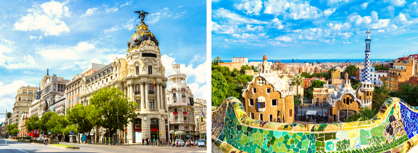 madrid vs barcelona architecture